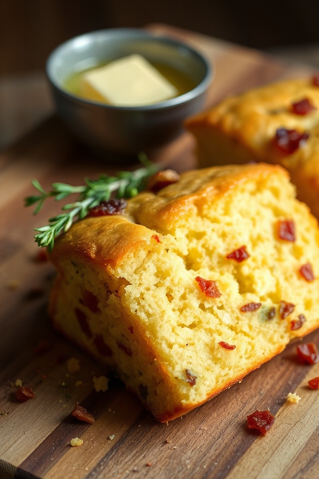 bacon infused buttermilk cornbread