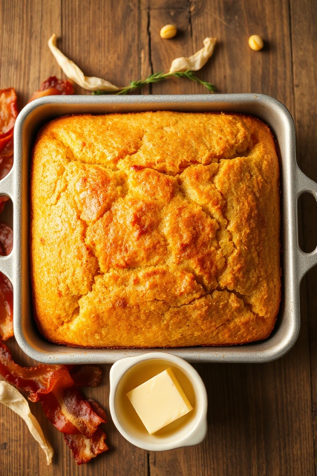bacon infused buttermilk cornbread recipe