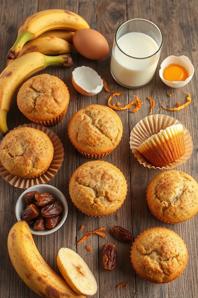 banana buttermilk muffins recipe