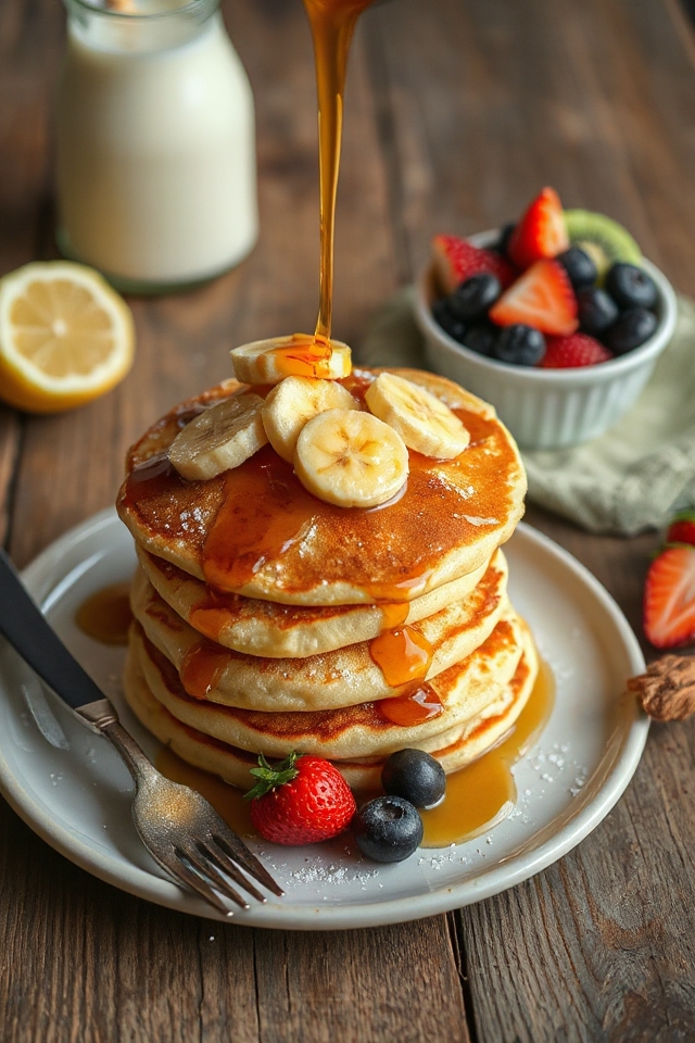 banana buttermilk pancake recipe