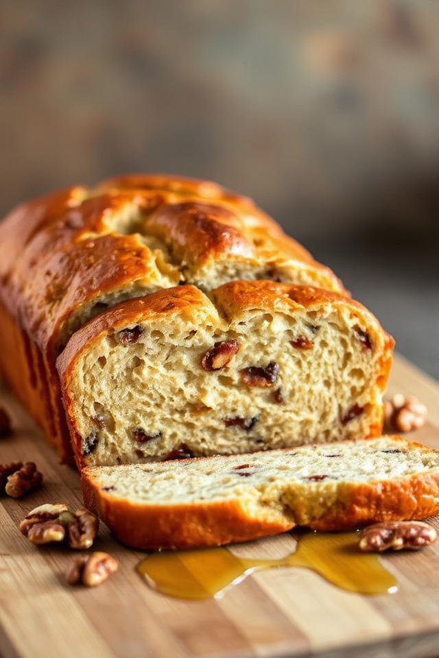 banana walnut buttermilk bread