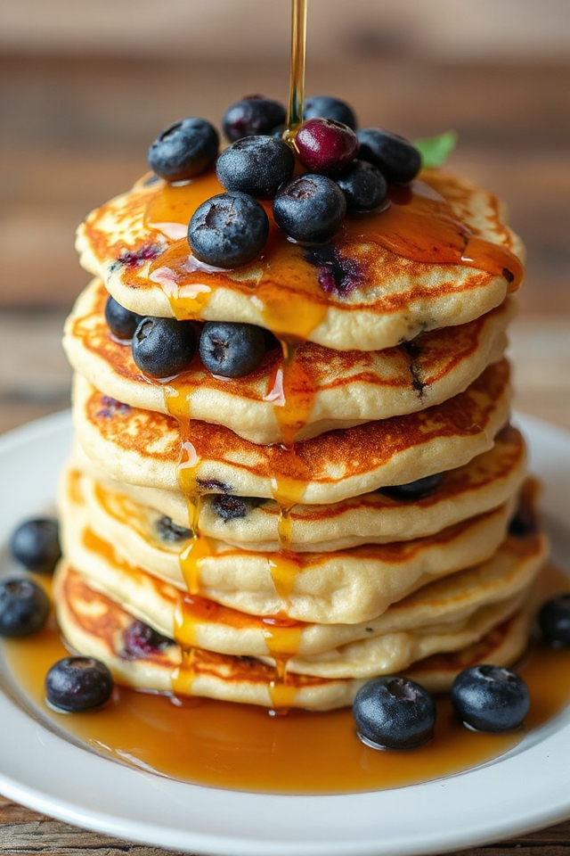blueberry buttermilk pancake recipe