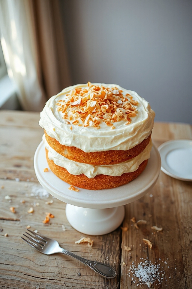 buttermilk and coconut dessert