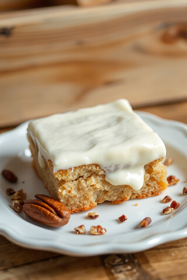 buttermilk bars with topping