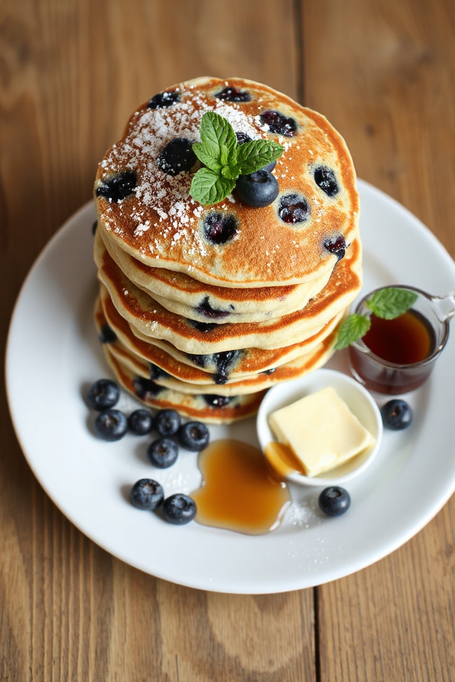 buttermilk blueberry pancake recipe