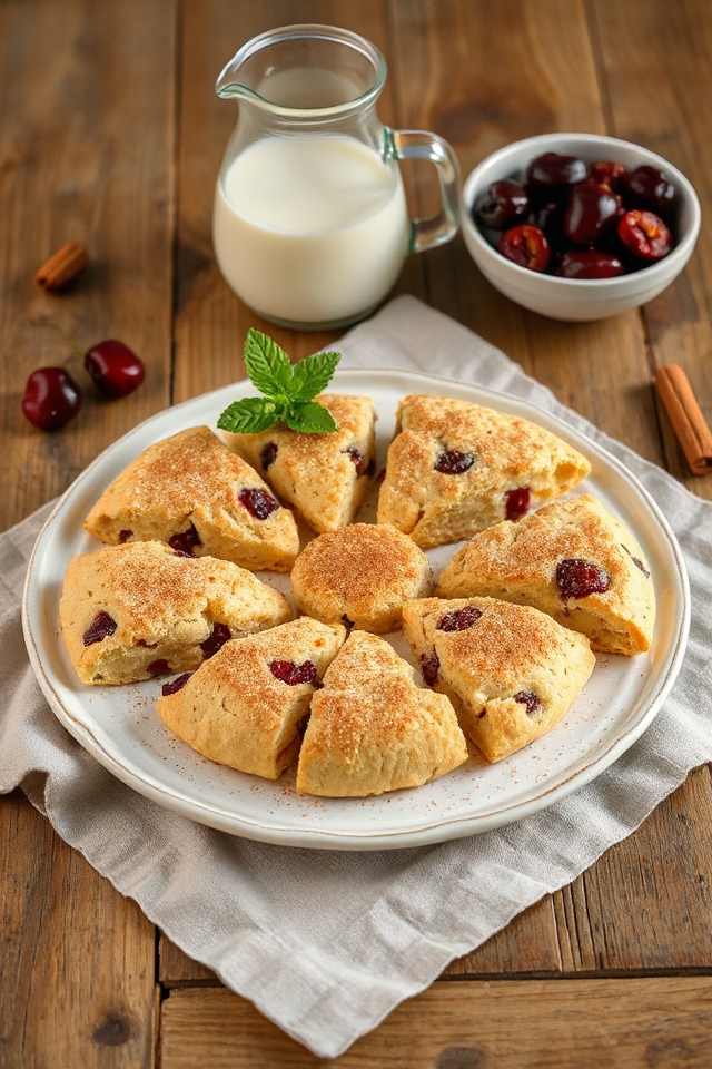 buttermilk cherry scones recipe