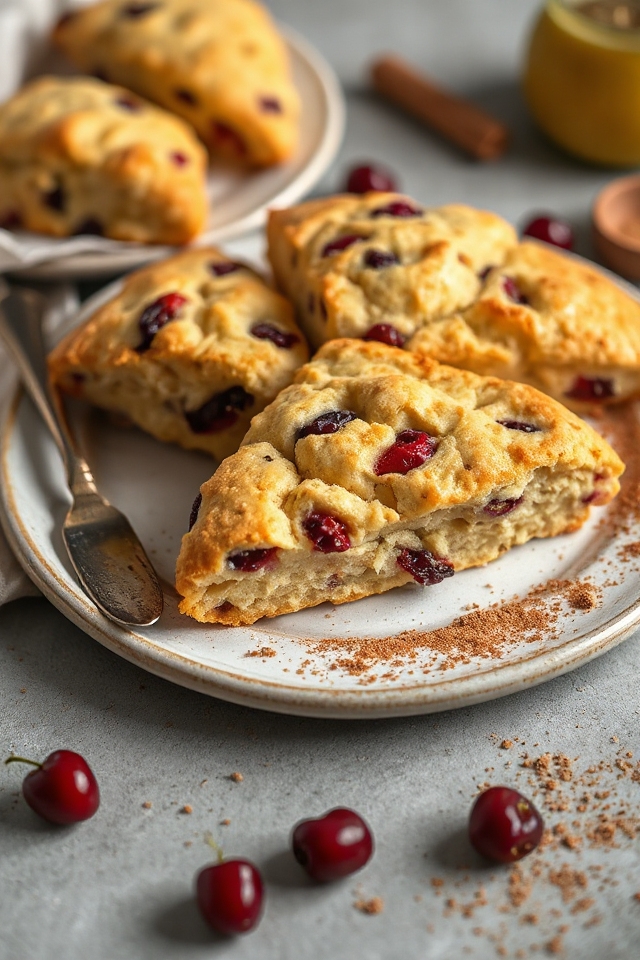 buttermilk cherry scones recipe