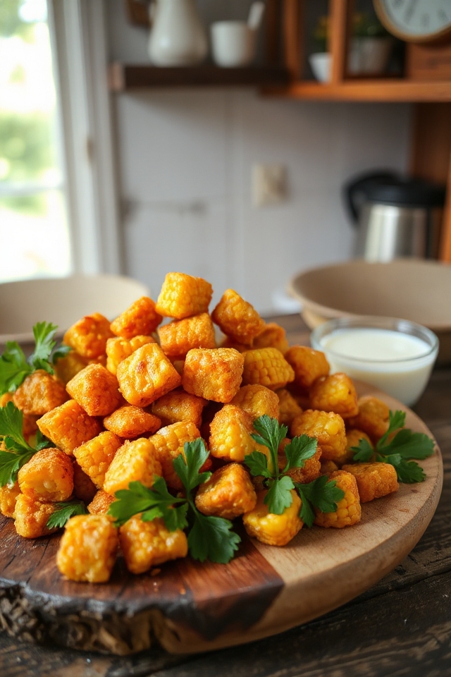 buttermilk corn frying process