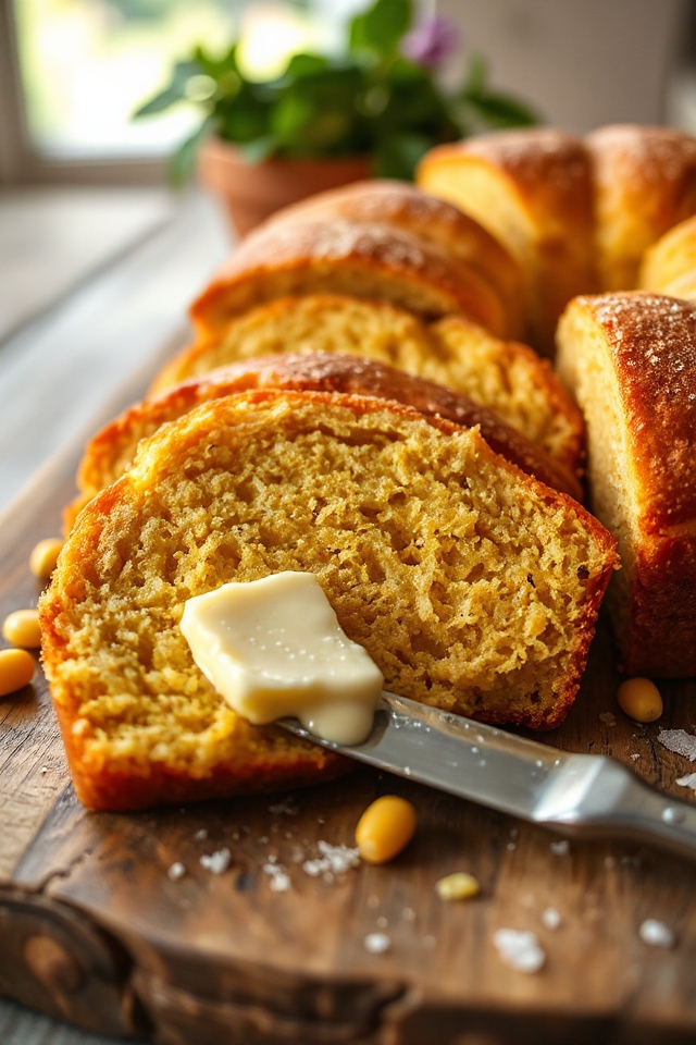 buttermilk cornbread baking process