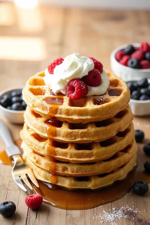 buttermilk cornmeal waffle recipe