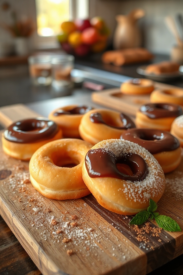 buttermilk doughnuts frying process