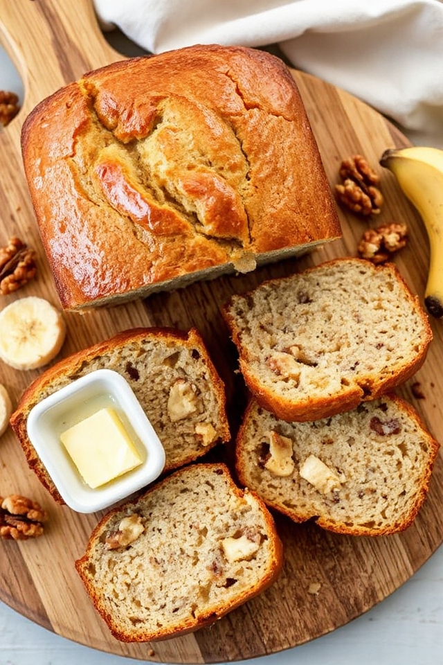 buttermilk infused banana bread