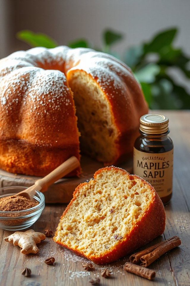 buttermilk maple spice cake