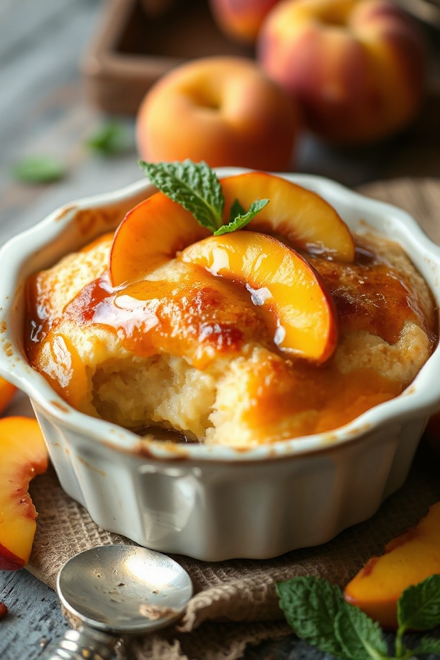 buttermilk peach pudding recipe