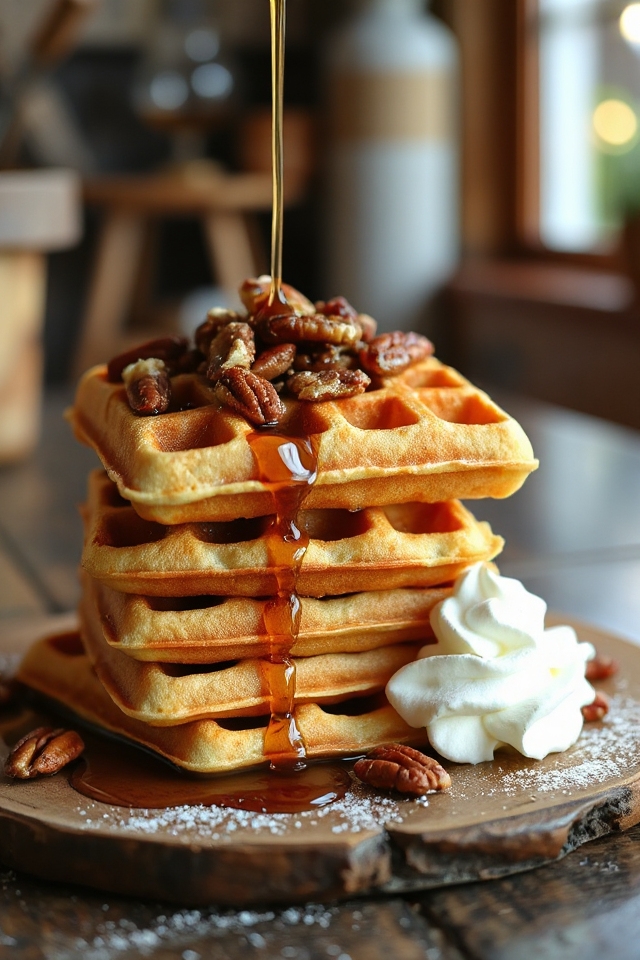 buttermilk pecan waffle recipe