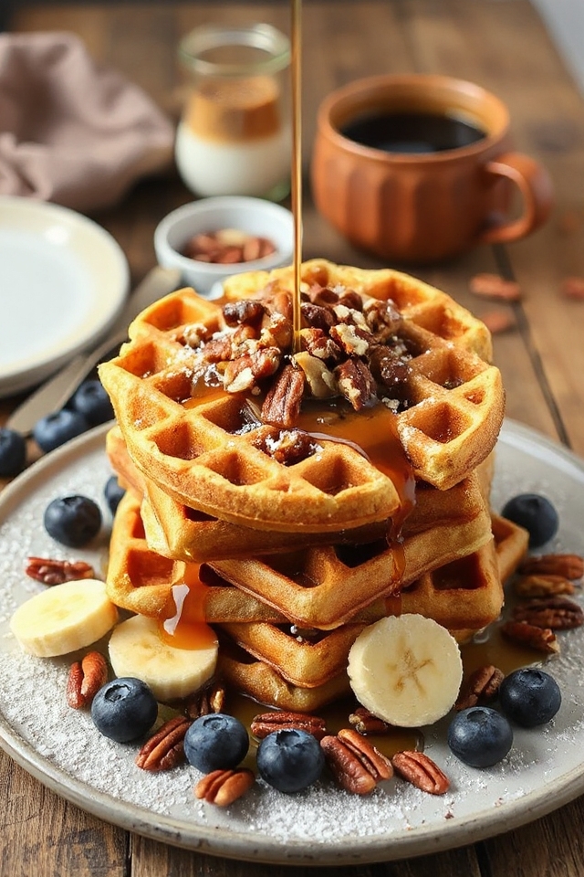 buttermilk pecan waffles recipe
