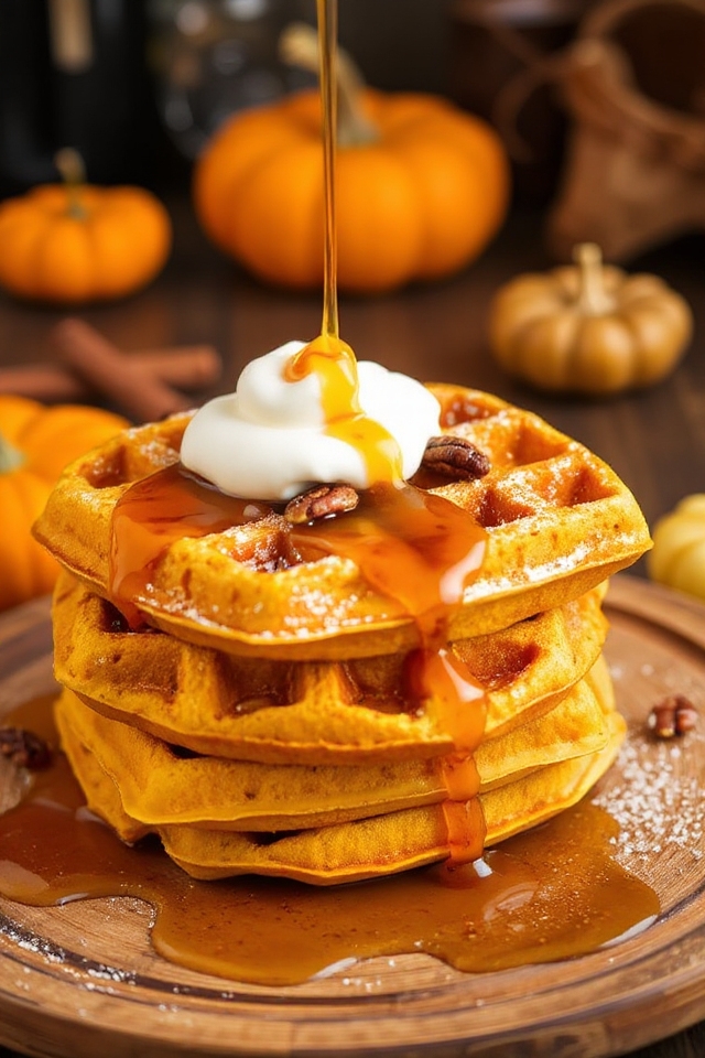 buttermilk pumpkin waffle recipe