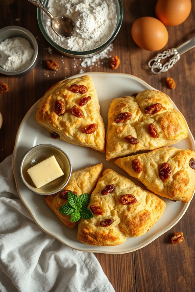 buttermilk raisin scones recipe