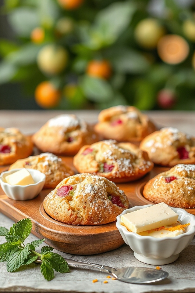 buttermilk rhubarb muffins recipe