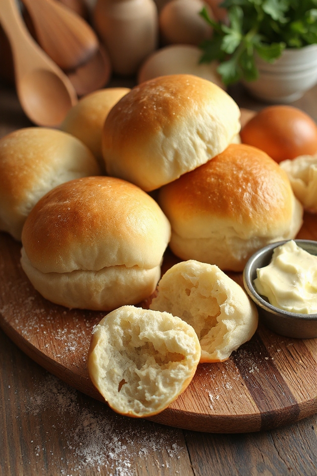 buttermilk rolls warm rise