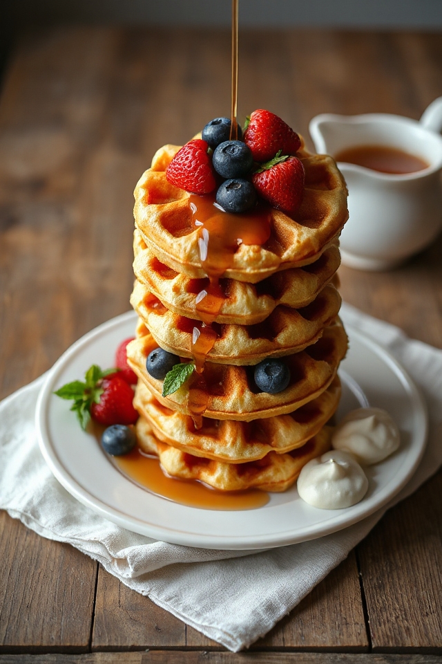 buttermilk waffles cooking instructions