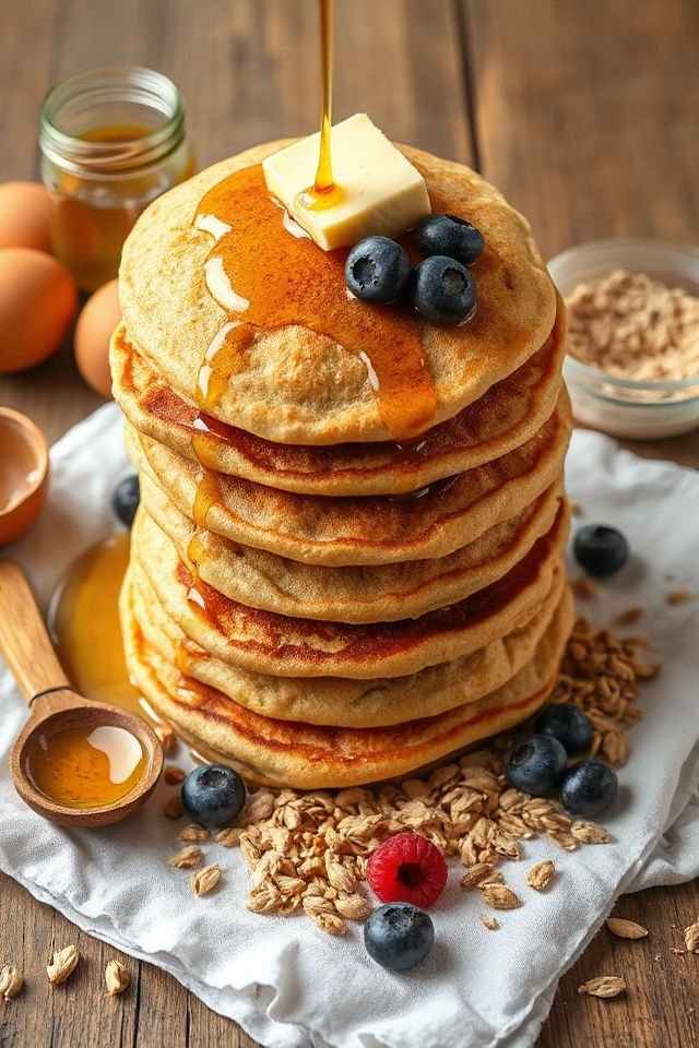 buttermilk whole wheat pancakes