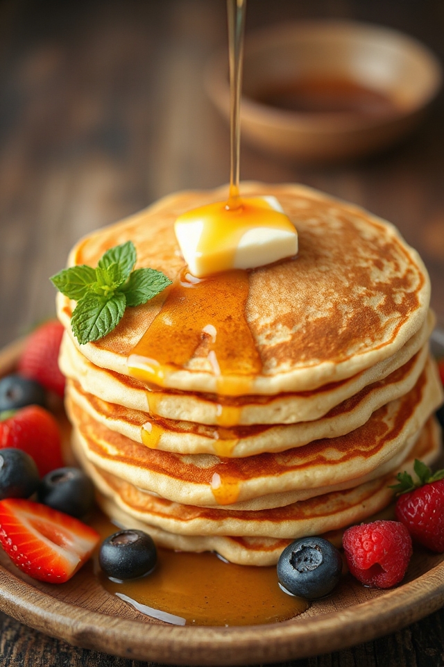 buttermilk whole wheat pancakes