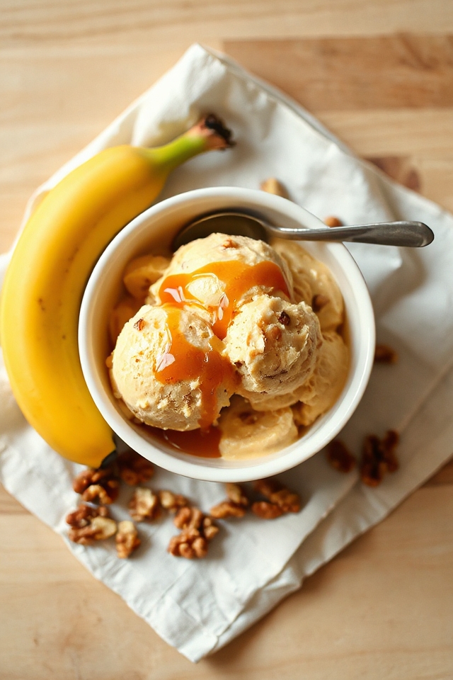 caramelized banana ice cream recipe