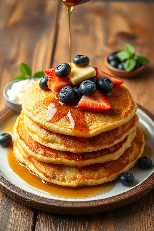 cornmeal buttermilk pancake delight