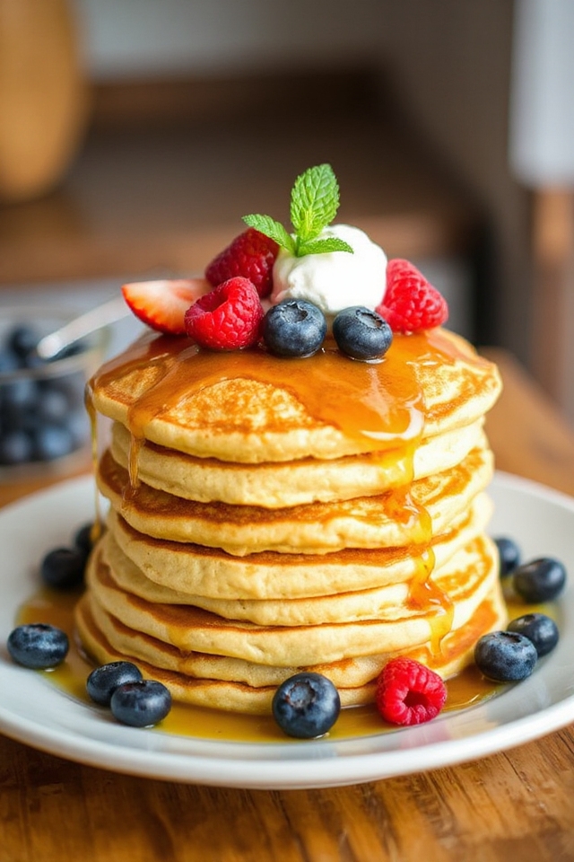 cornmeal buttermilk pancakes recipe