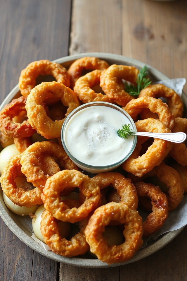crispy buttermilk onion rings