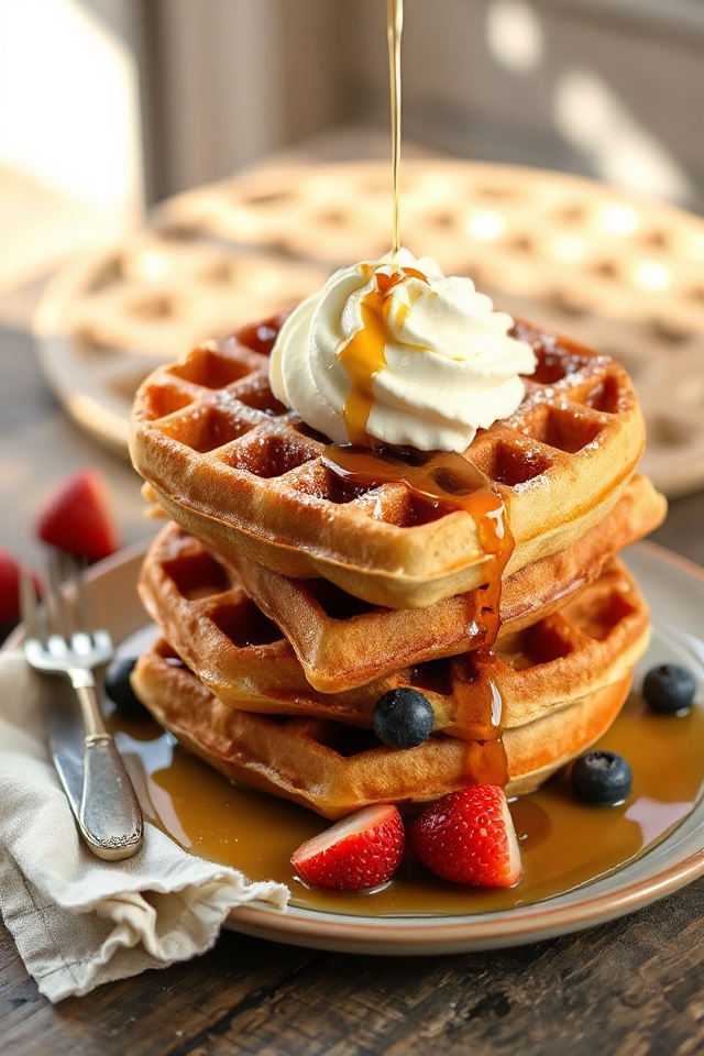 crispy buttermilk waffle recipe