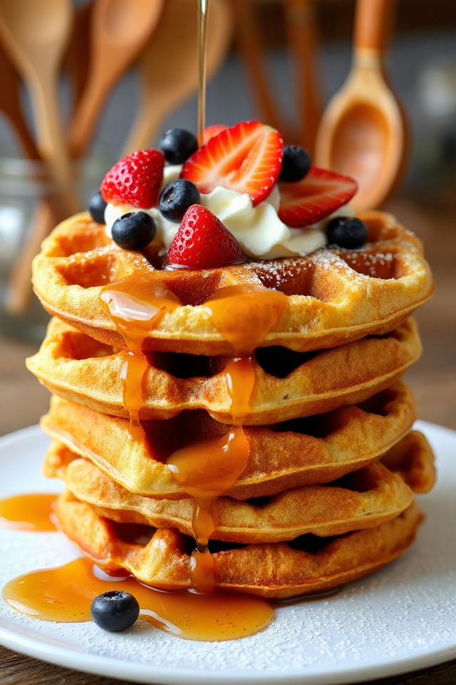 crispy buttermilk waffle recipe