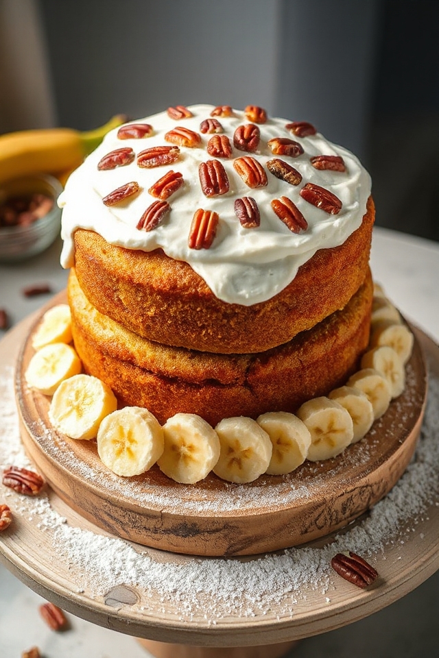 delicious buttermilk banana cake