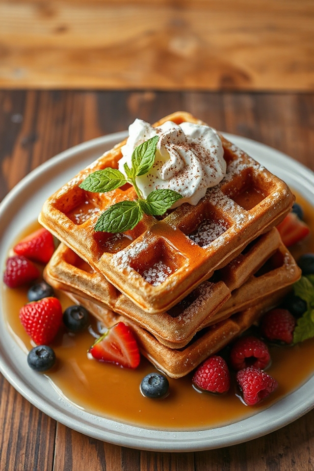 delicious homemade buttermilk waffles