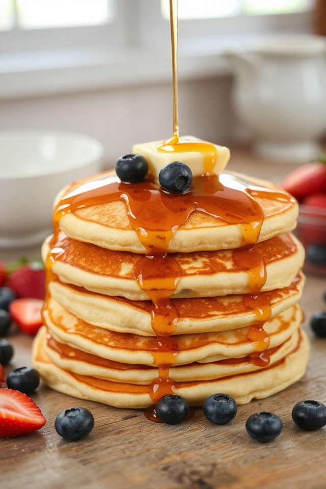 fluffy buttermilk pancake recipe