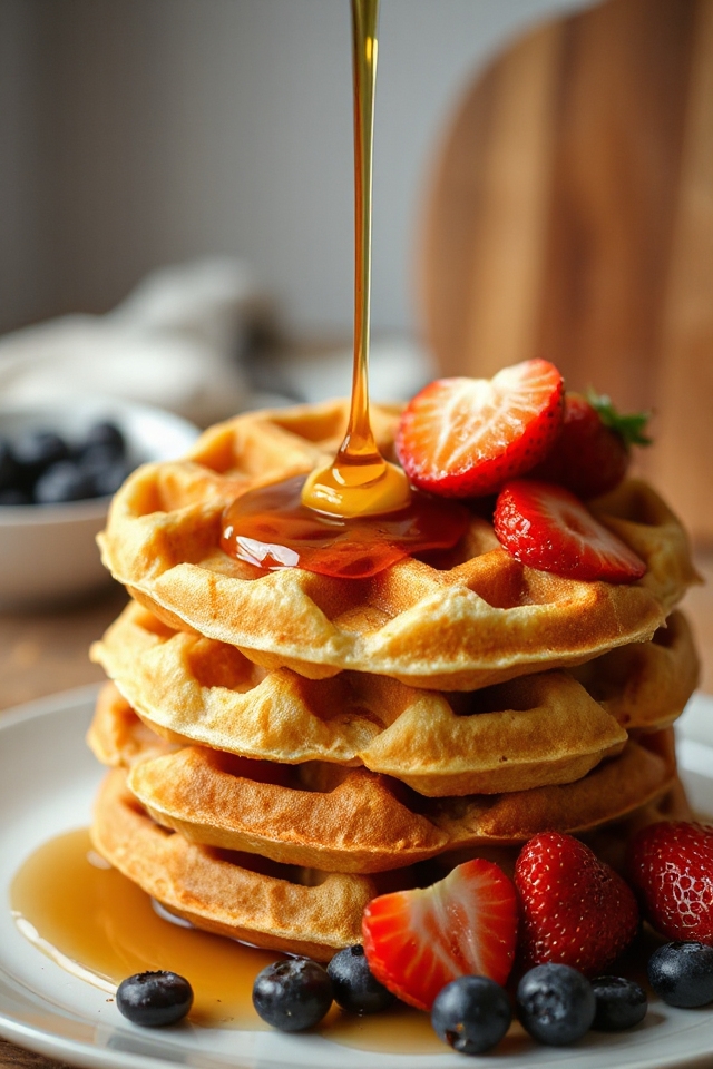 fluffy buttermilk waffle recipe