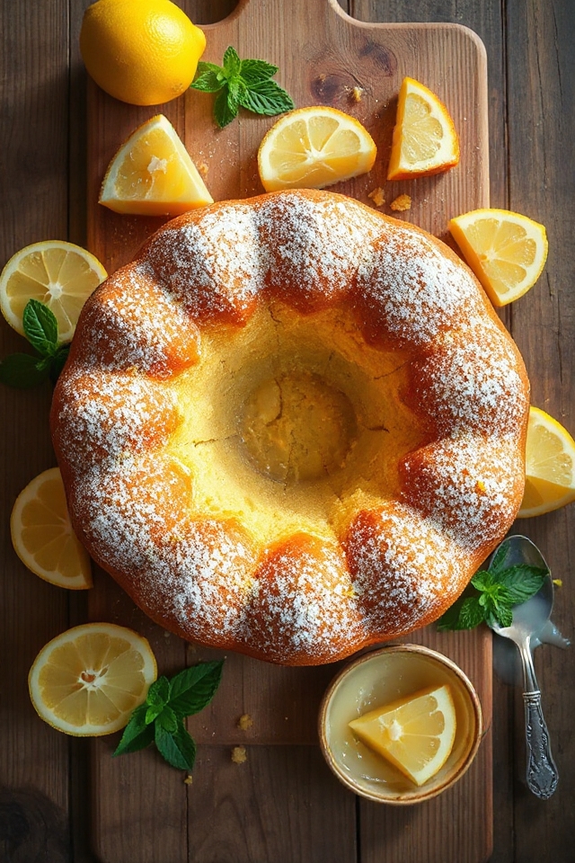 lemon buttermilk pound cake