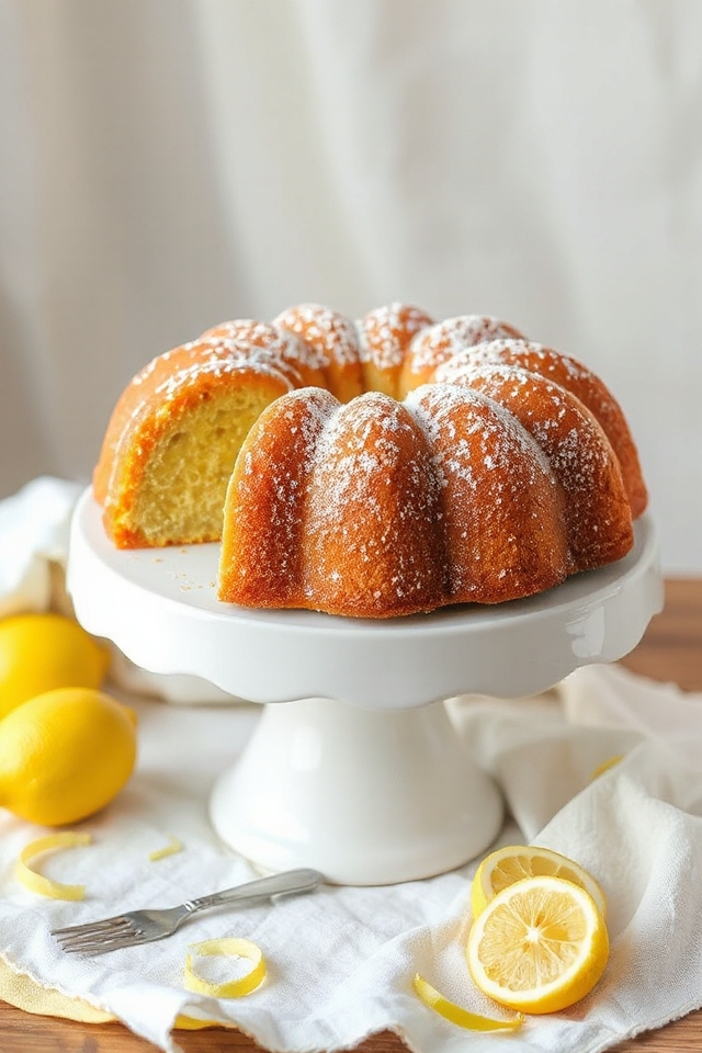 lemon buttermilk pound cake recipe