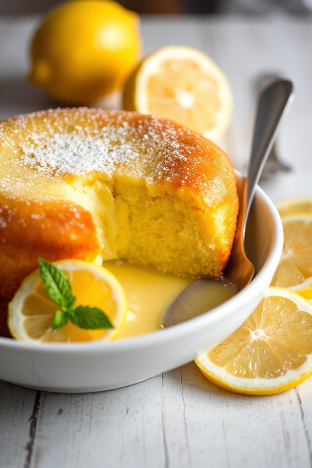 lemon buttermilk pudding cake