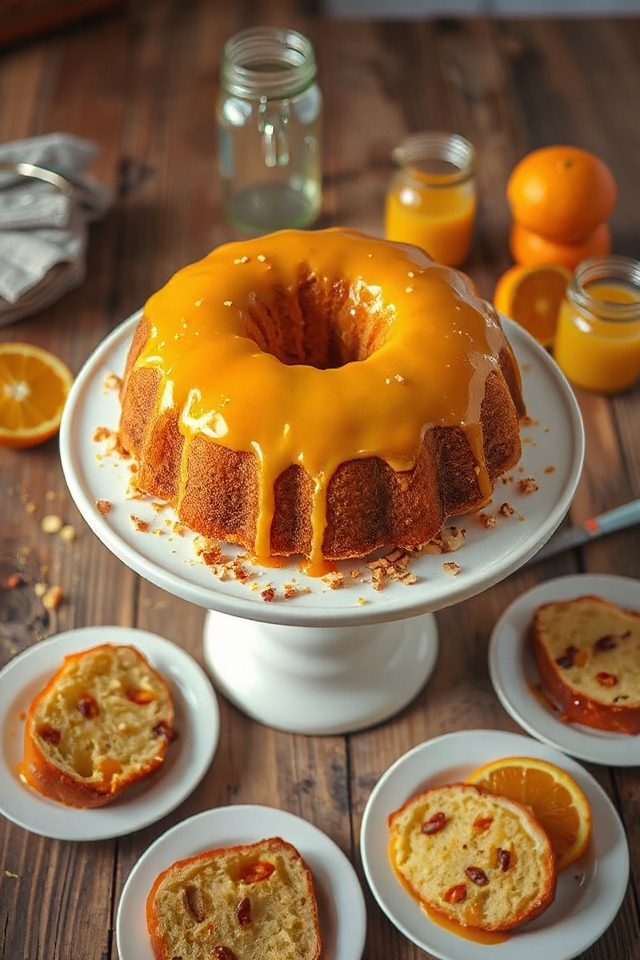 orange flavored buttermilk cake