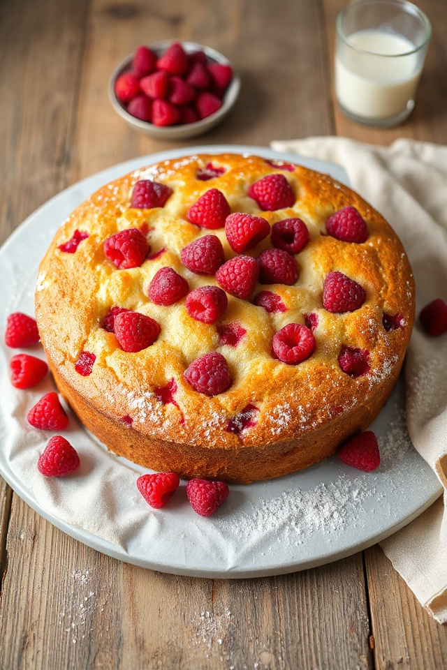 raspberry buttermilk cake recipe