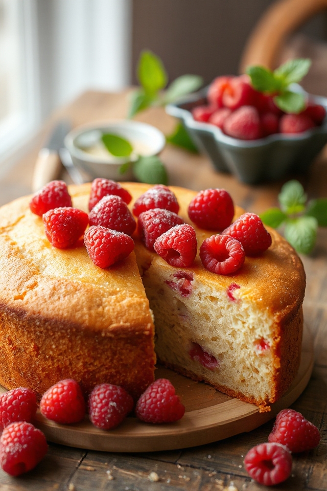 raspberry buttermilk cake recipe