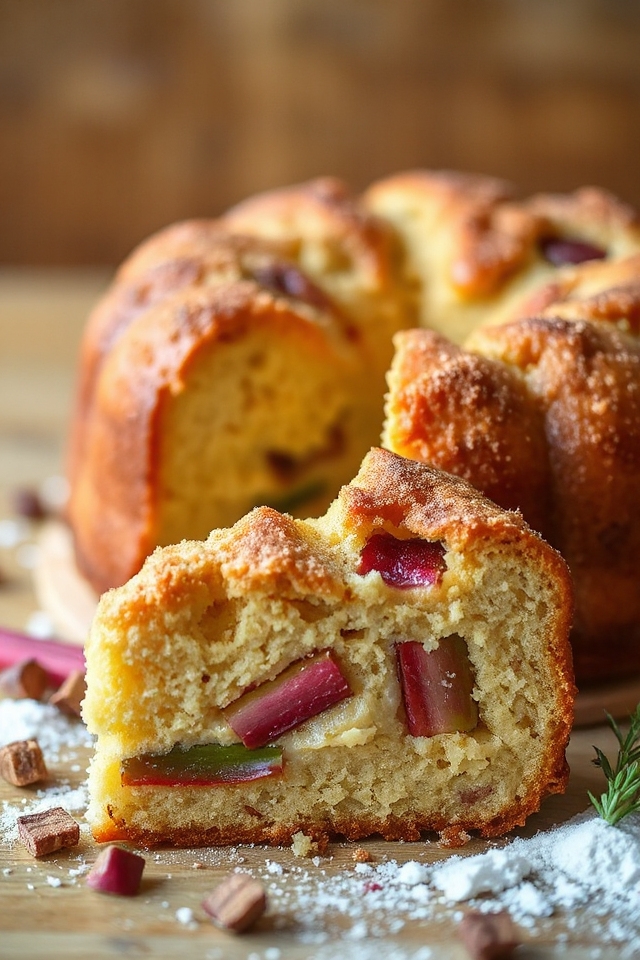 rhubarb coffee cake recipe