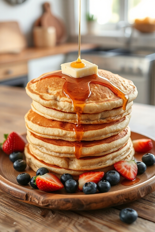 whole wheat buttermilk pancakes recipe